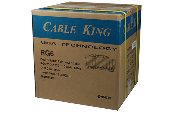 Cable King RG 6+ VDC Security Cable